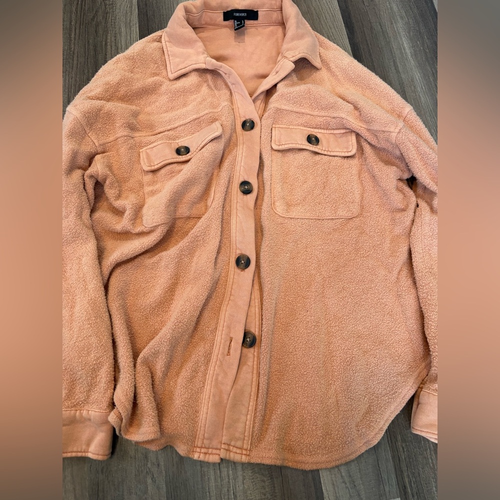 Forever 21 ruby shacket - Picture 3 of 5
